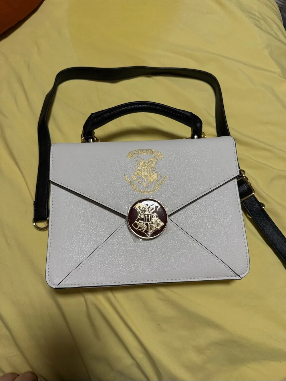 HARRY POTTER White Envelope-Style Top-Handle Crossbody